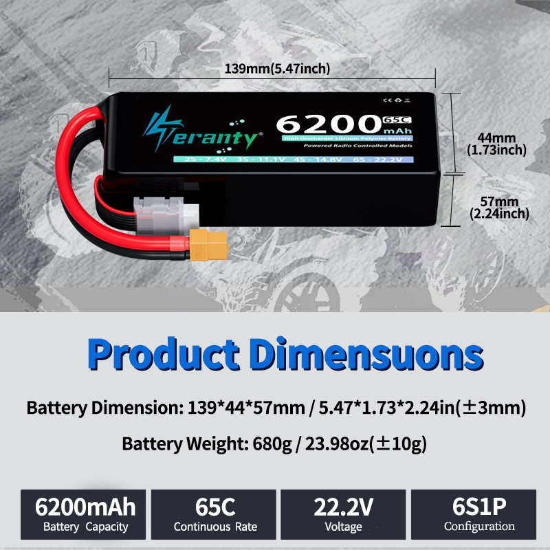 TERANTY 6S 6200mAh Lipo Batter - Drone Battery Plate review and price