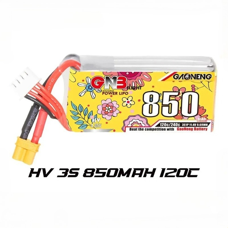 1pcs new GNB LiHV 3S 11.4V 850 - Drone Battery 3S review and price