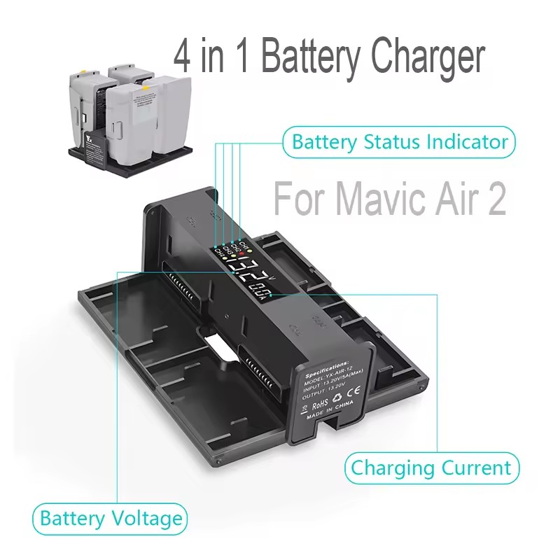 4 in 1 Portable Folding Chargi - Drone Battery Smart review and price